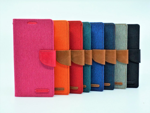 Imagen 5 de 5 de Funda Huawei Y6 2019 Mercury Goospery Canvas Diary