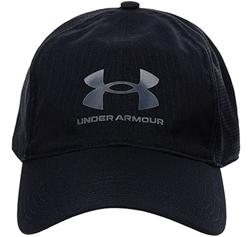 Under Armour Men's Armourvent Adjustable Hat, Black (001)/pi