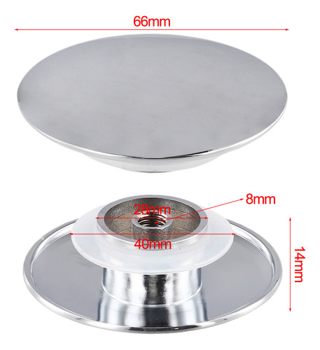 Tapón Universal Para Fregadero Top Click Clack, 66 Mm, De La
