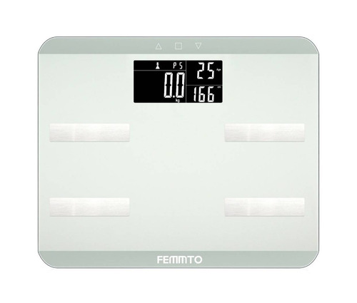 Imagen 1 de 2 de Balanza digital Femmto B03 gris, hasta 180 kg