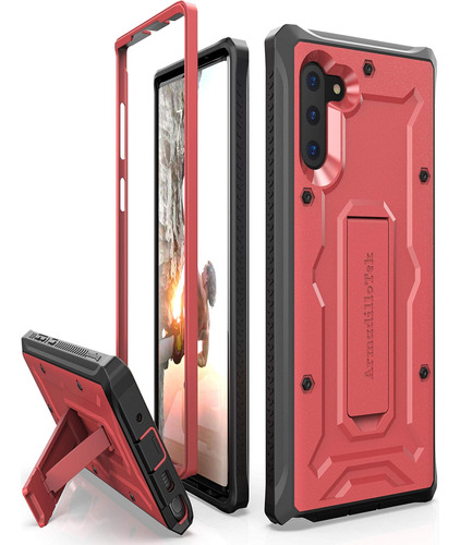 Funda Para Galaxy Note 10 Armadillo Tek Kickstand Red