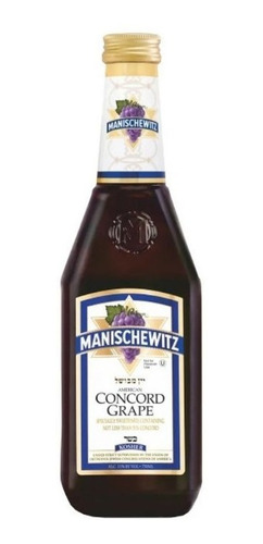 1 Botella De Manischewitz 750 Ml C/u Kosher