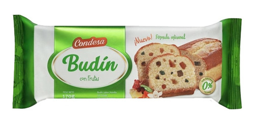 Budin Con Frutas Condesa 170 Grs
