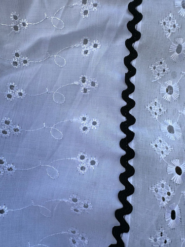 Saia Preta Velha Umbanda Candomble Lesie Xadrez 4,20 Metros