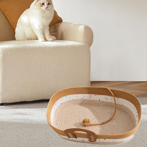 Cesta De Gato Tejido De Cuerda Cesta De Gato Accesorios Para
