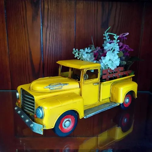 Camión Amarillo De Granja, Camioneta, Decoración Del Hogar