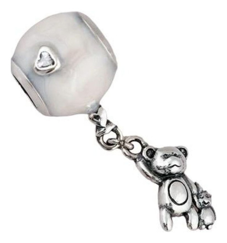 Dije Charm Colgante Oso Plata 925 Pandor 