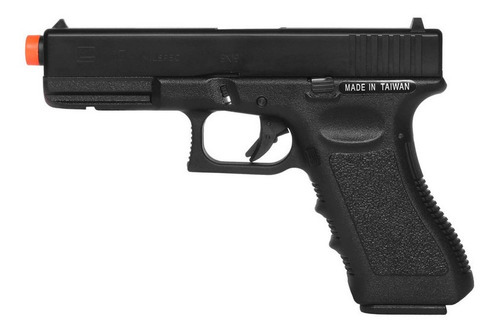 Pistola De Airsoft À Gás Gbb G17 6mm + Carregador + Bb's