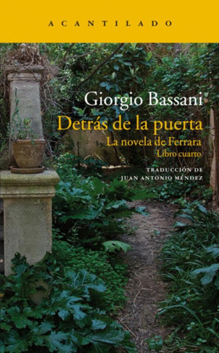 Libro Detrás De La Puerta 4 La Novela De Ferrara
