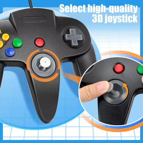 Controle Classico Nintendo 64 Usb Com Fio, Pc,mac E Switch ! - R$ 130