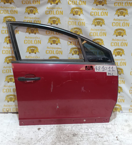 Puerta Delantera Derecha Citroen C4 Original Delantera Derecho Rojo