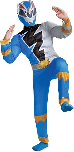 Disguise Disfraz De Power Ranger Azul Para Niños, Traje Ofic