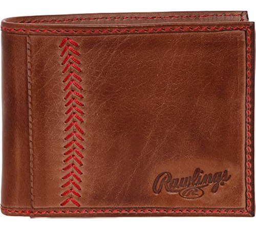 Rawlings Para Hombre Piel De Béisbol Punto De Billetera Bifo