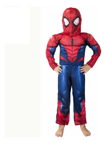 Disfraz De Spiderman Con Musculos Talle 0 New Toys Cad122810