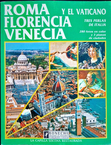 Roma Y El Vaticano Florencia Venecia Bonechi Edizioni 