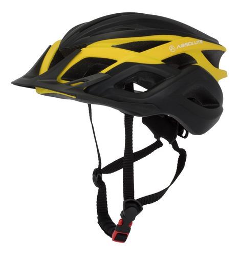 Capacete Absolute Wild Flash Pre/amarelo C/ Led Usb
