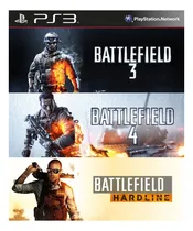 Comprar Combo Pack Battlefield 3, 4 Hardline Ps3 Fisicos