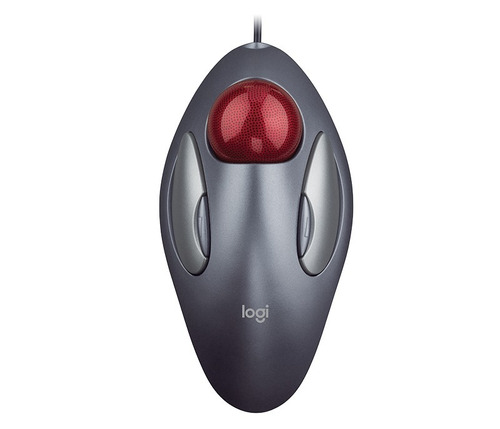 Trackball E Mouse Logitech Marble Usb Com Fio Garantia E Nfe