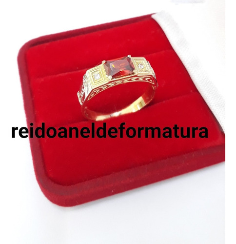 Anel De Formatura Em Odontologia Ouro 18k 12x Sem Juros