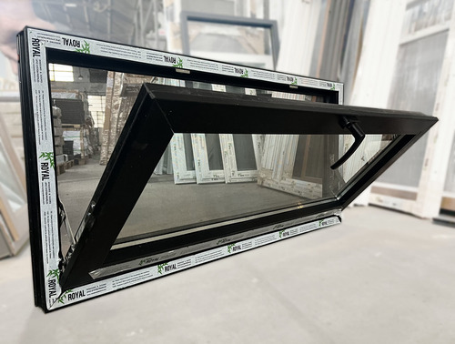 Ventana Pvc Dvh Tabaquera 119x59cm