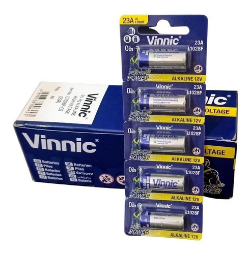 23a Pilas Alcalina X40 12v Originales De Vinnic