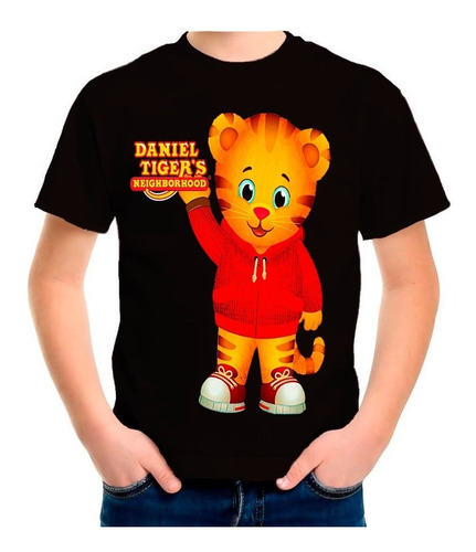 Polera Estampada Daniel Tigers 100% Algodón Unisex Exclusivo