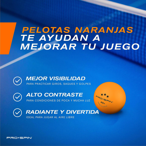 Pro Spin Pelotas De Ping Pong De 3 Estrellas De Alto Rendimi