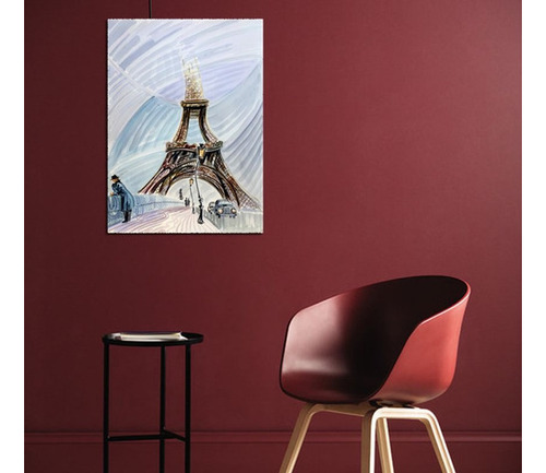 Vinilo Decorativo 40x60cm Paris Torre Eiffel Francia M5