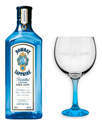 Gin Bombay Sapphire 750ml + Copa Bombay - Ayres Cuyanos