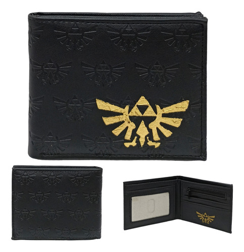 Cartera Link The Legend Of Zelda Original Escudo Trifuerza