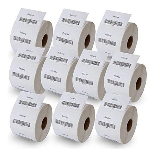 10 Rollos Dymo 30334 Compatible 214 X 11457mm X 32mm Etiquet