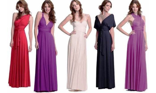 Vestido Multimodelo Vanesa 10 Vestidos En 1 Fiesta Sexy Jean