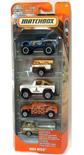 Matchbox Mbx Wild 5-pack Diecast Metal 