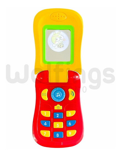 Imagen 1 de 6 de Telefono Celular De Juguete Infantil Con Sonido Niños Bebes