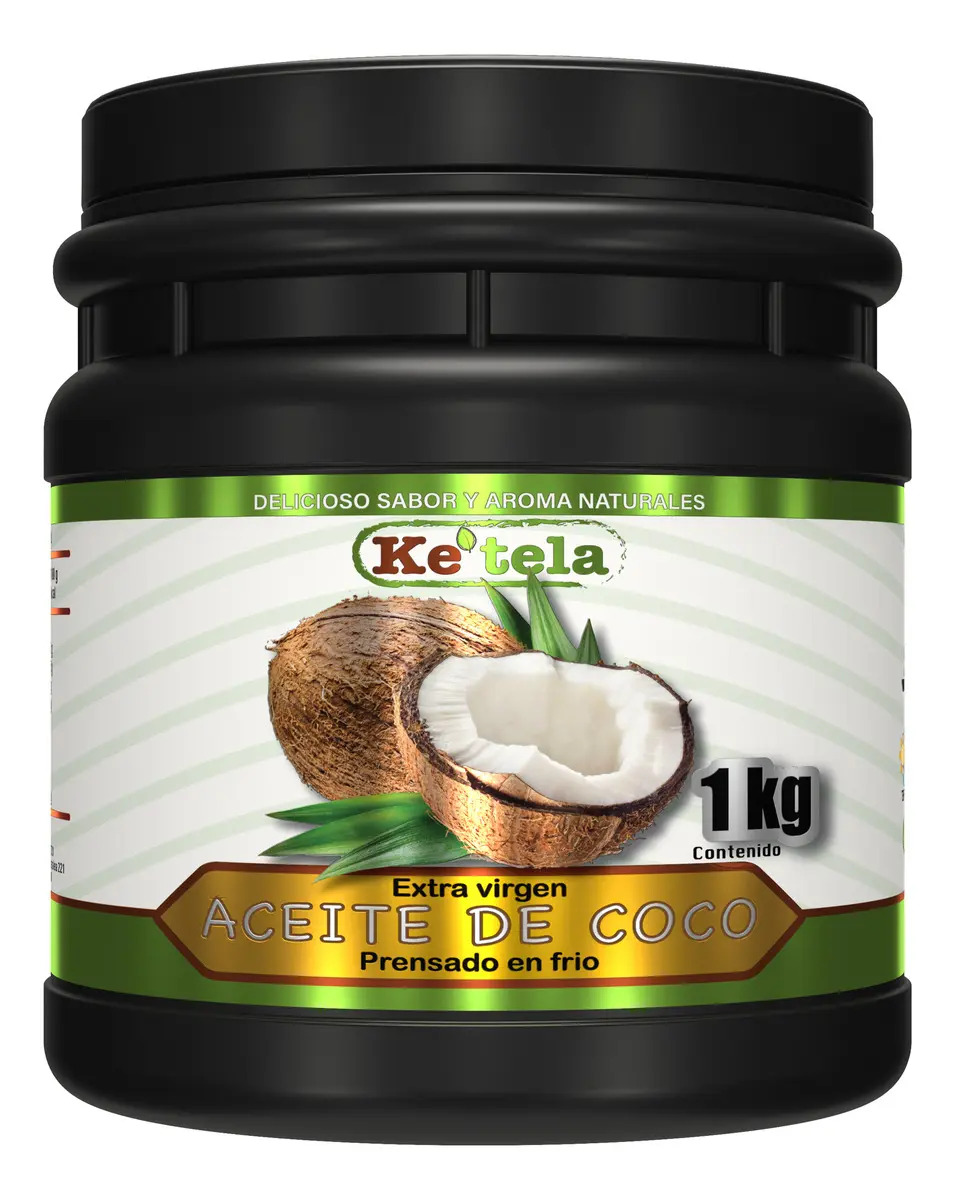 Ke´tela Aceite De Coco Extra Virgen Prensado En Frio 1kilo