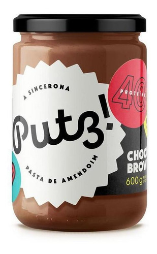 Pasta De Amendoim Putz! Chocolate Brownie 600g