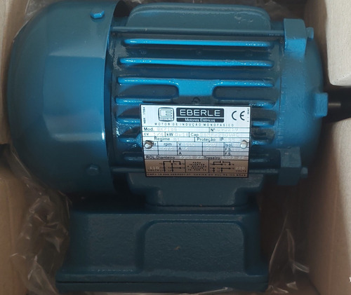 Motor Monofásico 1/4cv 110/220v 1070rpm 6polos Eberle