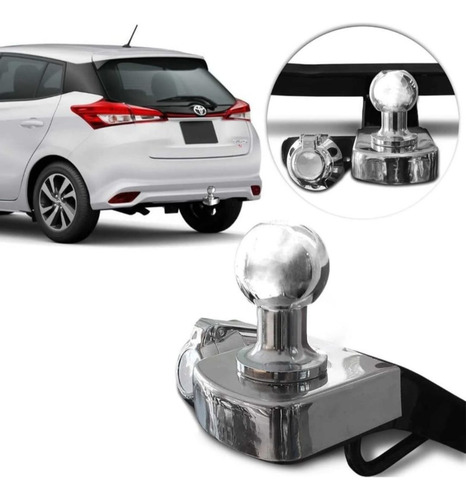 Engate Reboque Rabicho 700kg Yaris Hatch 17 À 2021 2022 2023