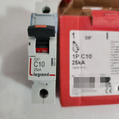 Interruptor Automatico 1p 10a Curv C 25ka Ref 409754 Legrand
