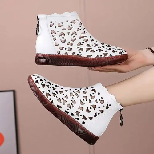 Botines Holgados Y Sandalias De Suela Plana Para Mujer
