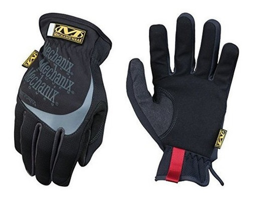 Mechanix Wear - Guantes Fastfit (grande, Negro)