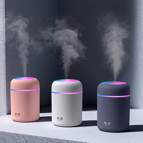 Aishna Humidifier Mini Humidificador Colorido Y Fresco, Difu