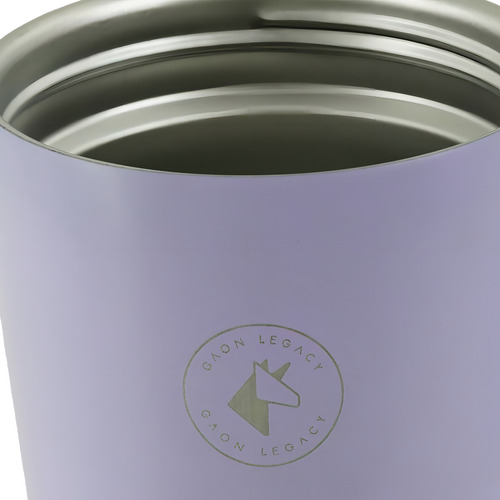 Vaso Térmico De Acero Inoxidable Portátil 710 Ml Antiderrame Color Morado Vaso Termo