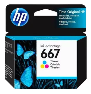 Cartucho De Tinta Hp 667 Colorido Advantage Original