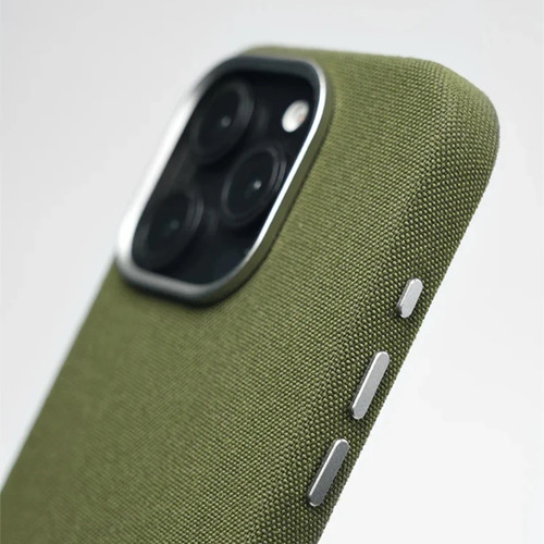 Capa De Celular Em Tecido De Linho E Nylon Para iPhone Magsa