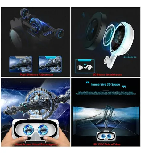 Gafas Vr Compatibles Con Smartphones Ios Y Android De 4.7-7.