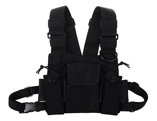 Kenmax Two Way Radio Chest Harness Bags Pack Holster Chaleco