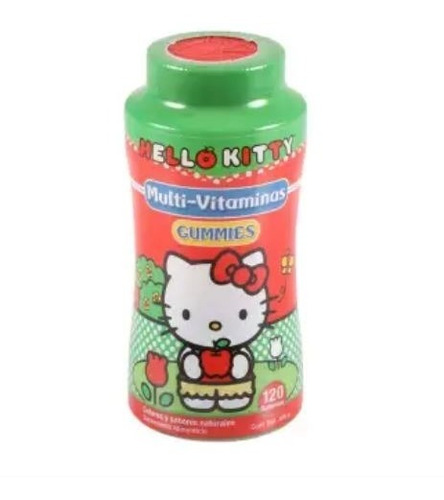 Multivitamínico Hello Kitty Gummies Sabores Naturales 300 Gr