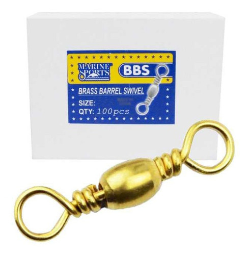 Girador Bbs Gold Nº 3/0 - Marine Sports - 100 Peças