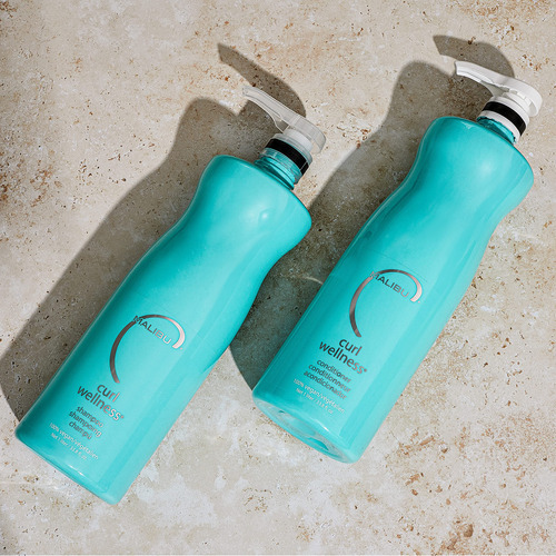 Shampoo Malibu C Curl Wellness 1l Para Cabelos Crespos E Tex